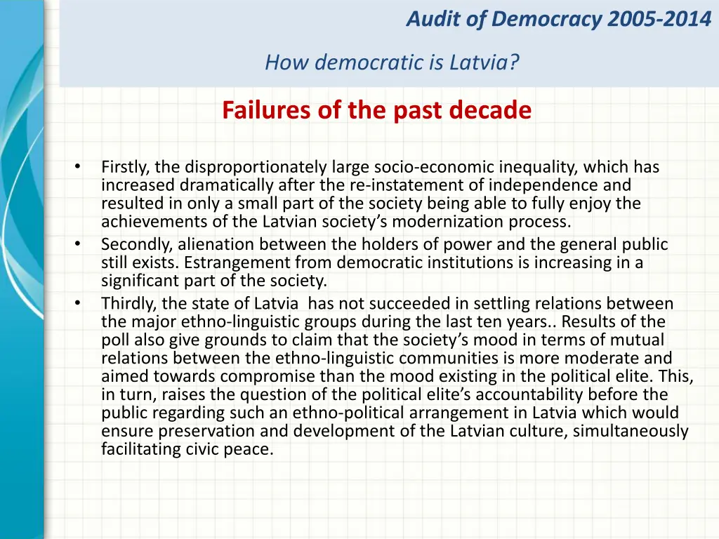 audit of democracy 2005 2014 8