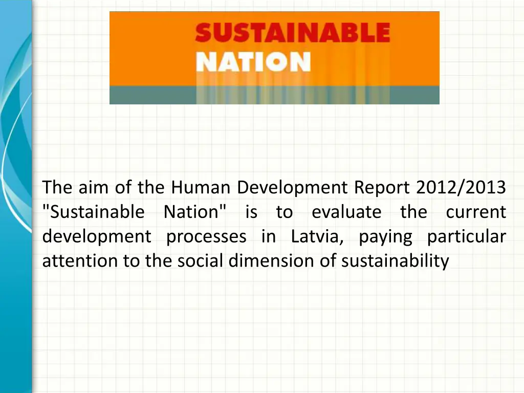 the aim of the human development report 2012 2013