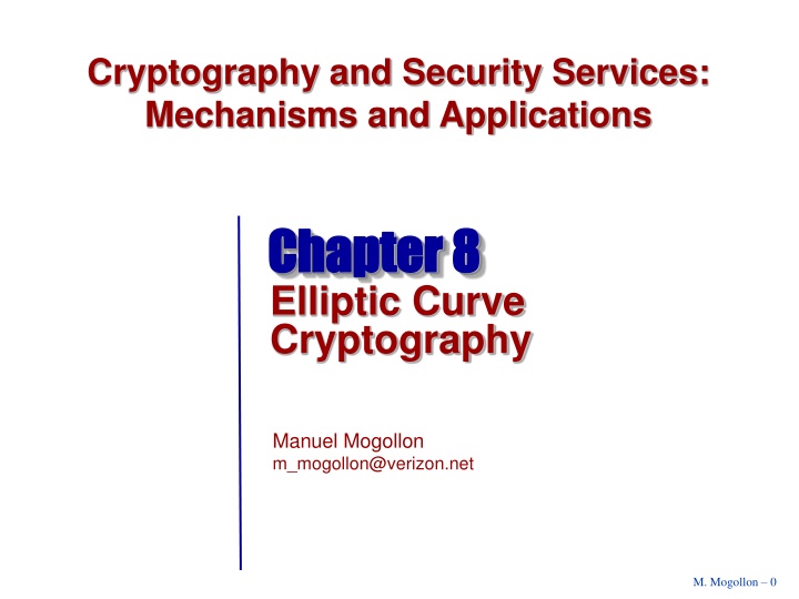 cryptography and security services mechanisms