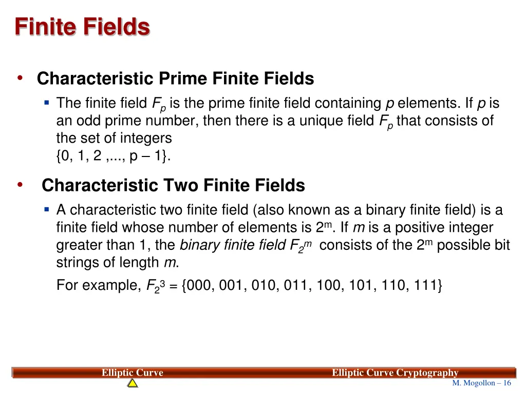 finite fields 1