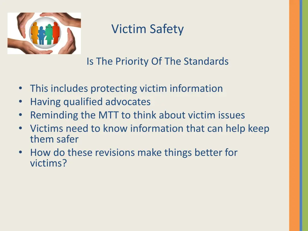 victim safety