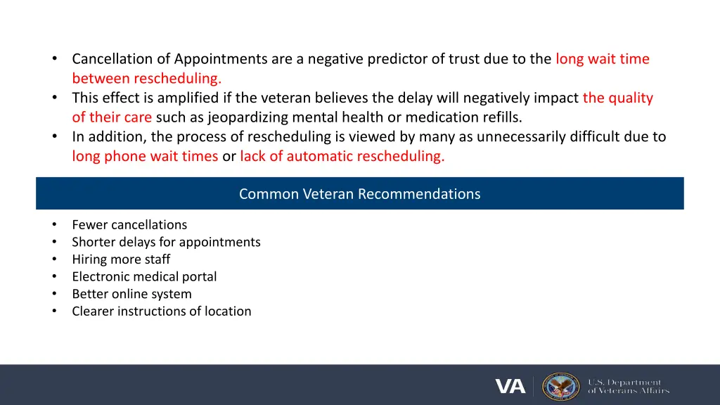 conclusion and recommendations cancellation