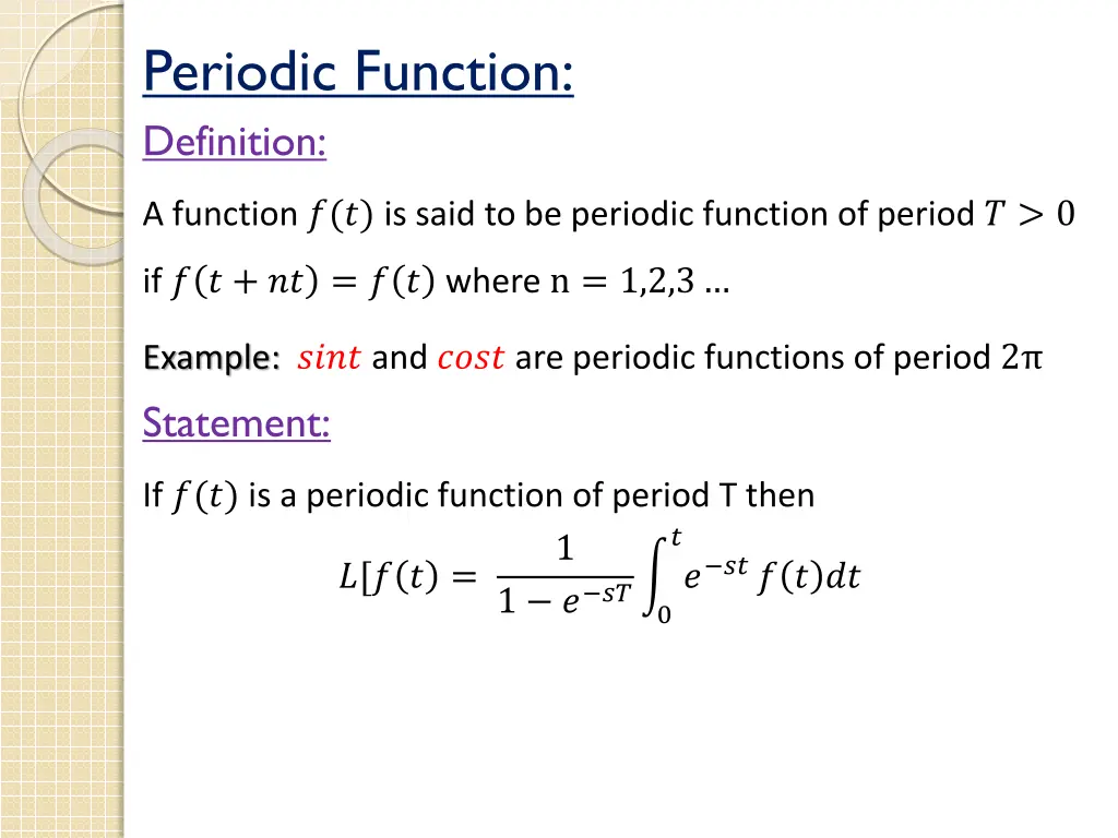 periodic function definition