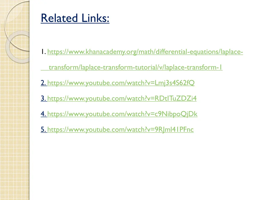 related links