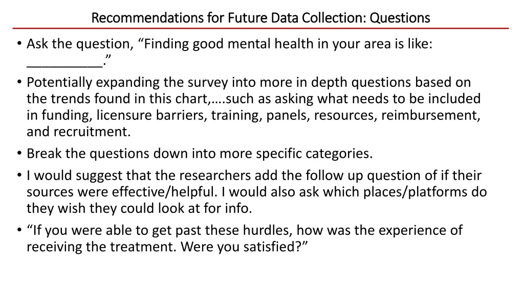 recommendations for future recommendations 2