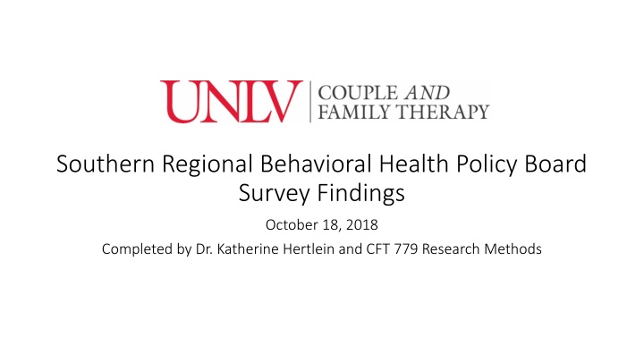 southern regional behavioral health policy board