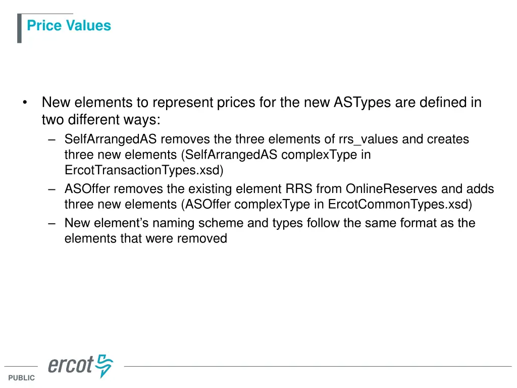 price values