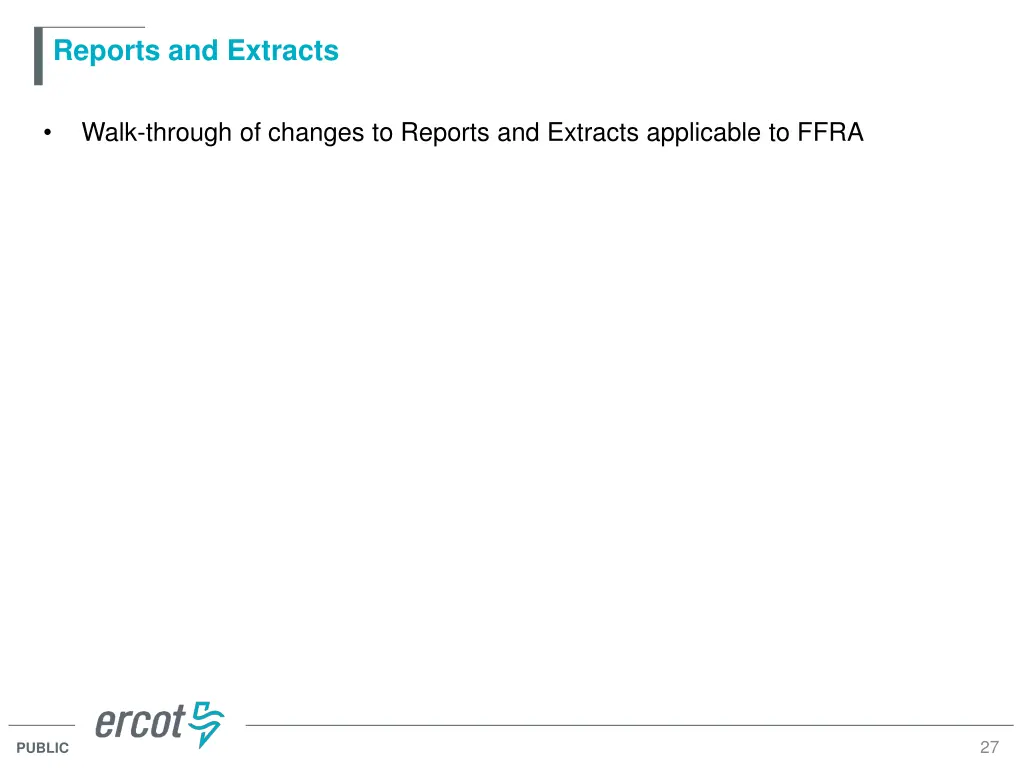 reports and extracts