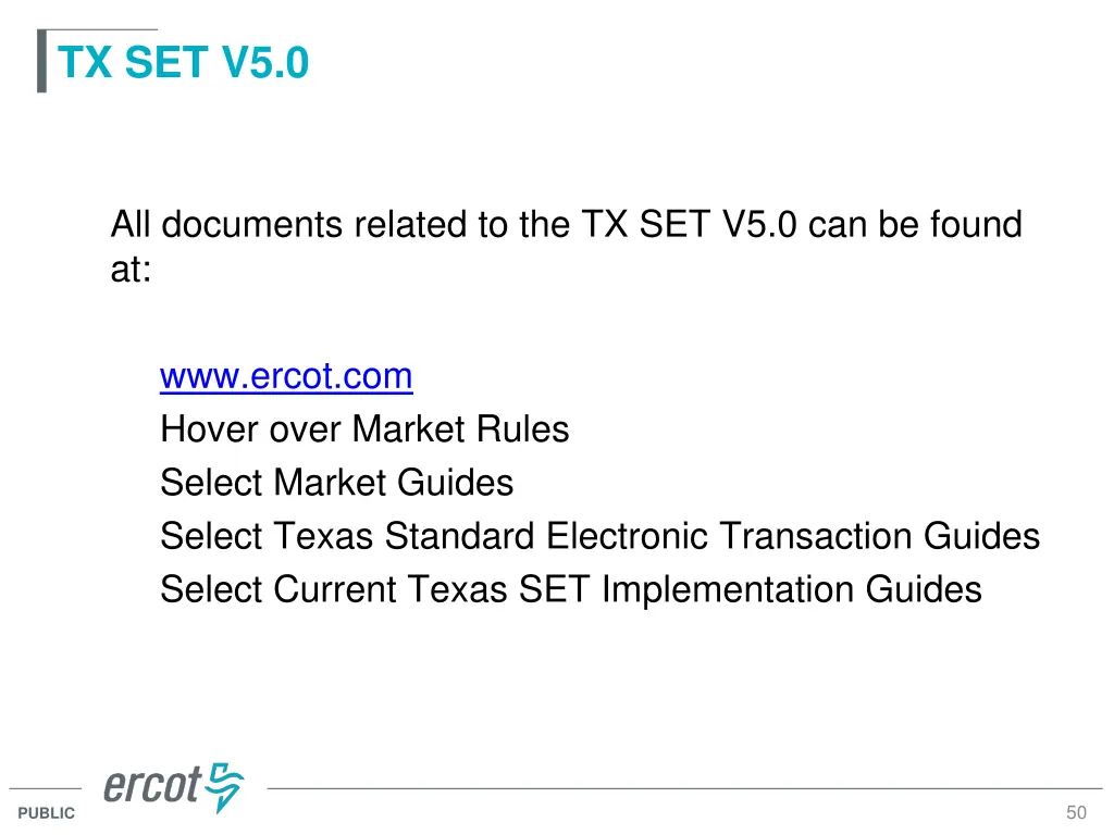 tx set v5 0
