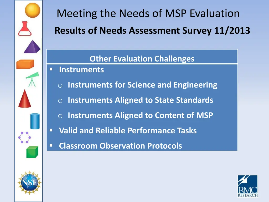 meeting the needs of msp evaluation 2
