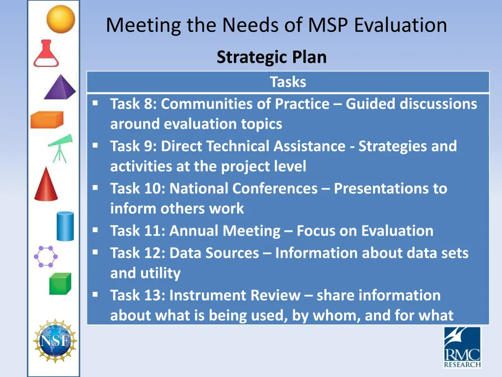 meeting the needs of msp evaluation 5