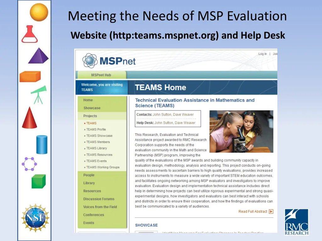 meeting the needs of msp evaluation 6