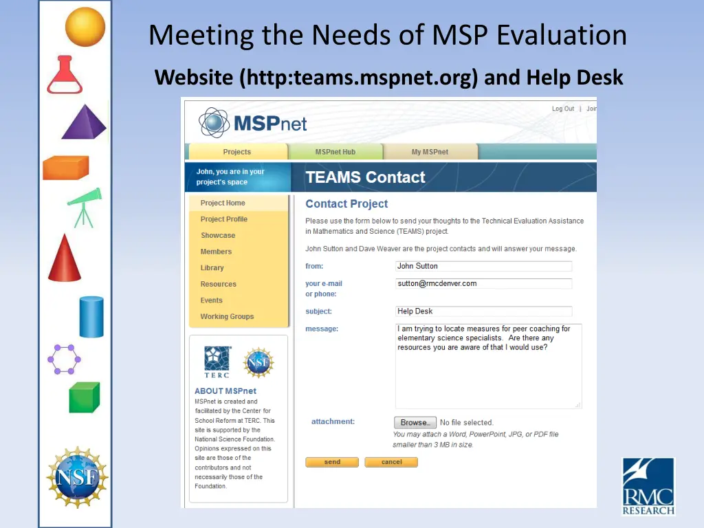 meeting the needs of msp evaluation 7