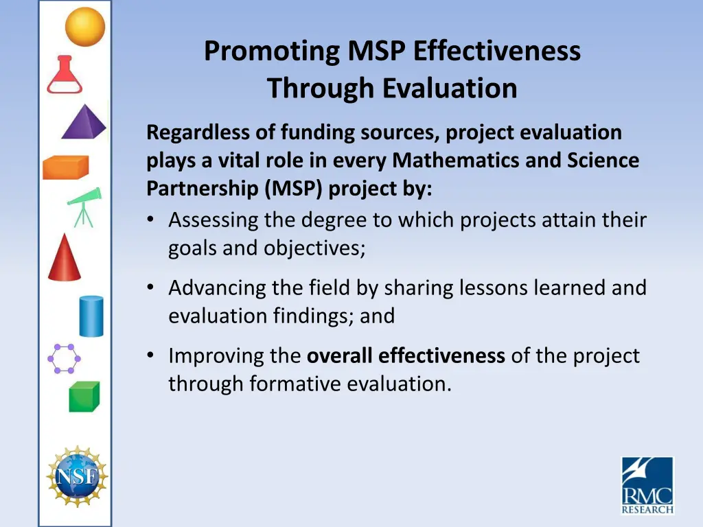 promoting msp effectiveness through evaluation 1