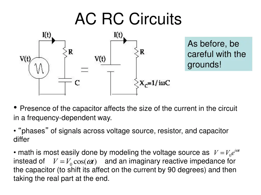ac rc circuits