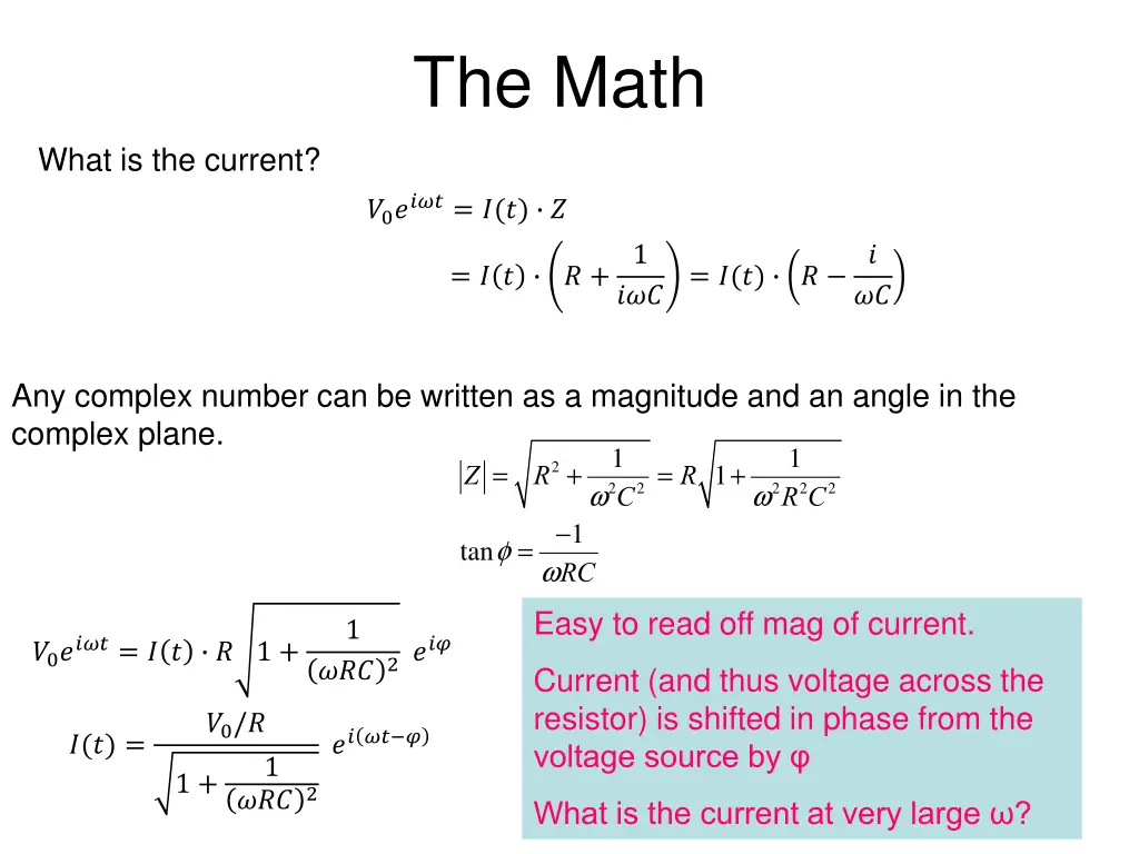 the math