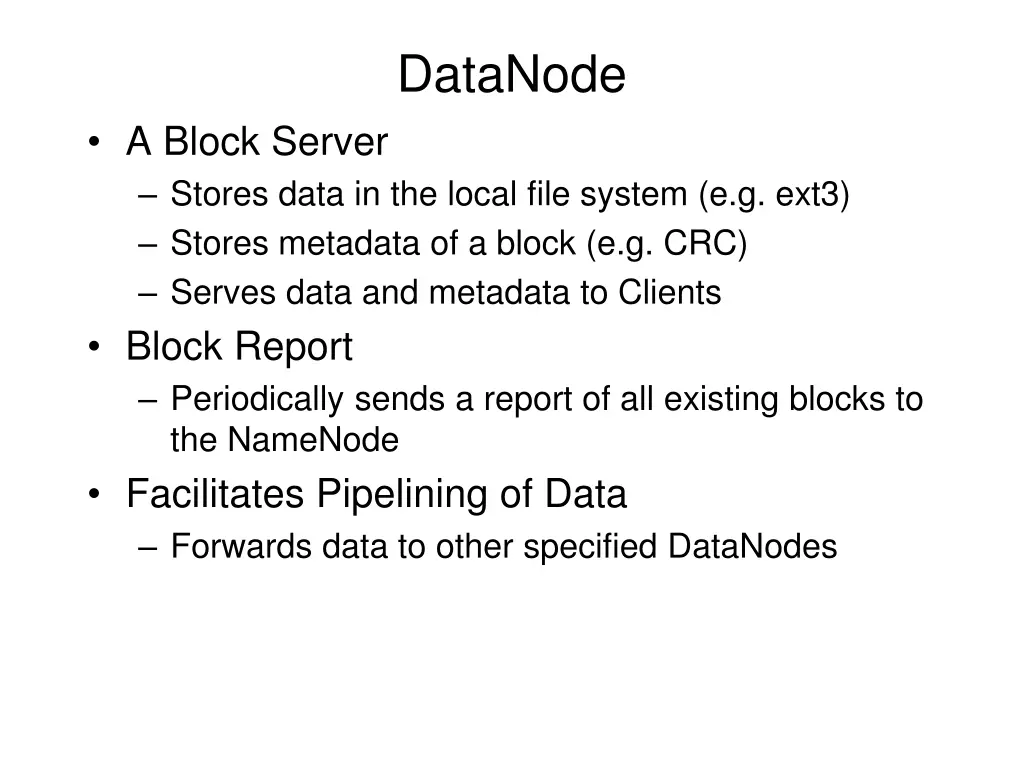 datanode