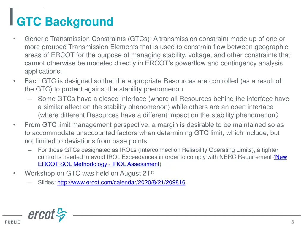 gtc background