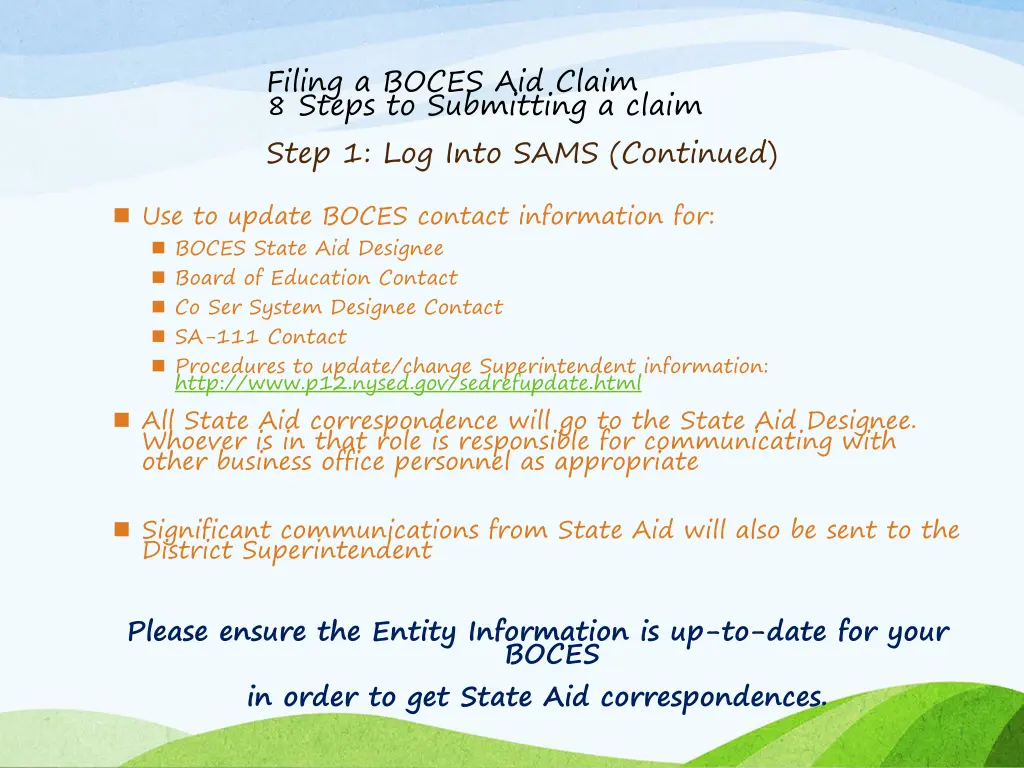 filing a boces aid claim 8 steps to submitting 6