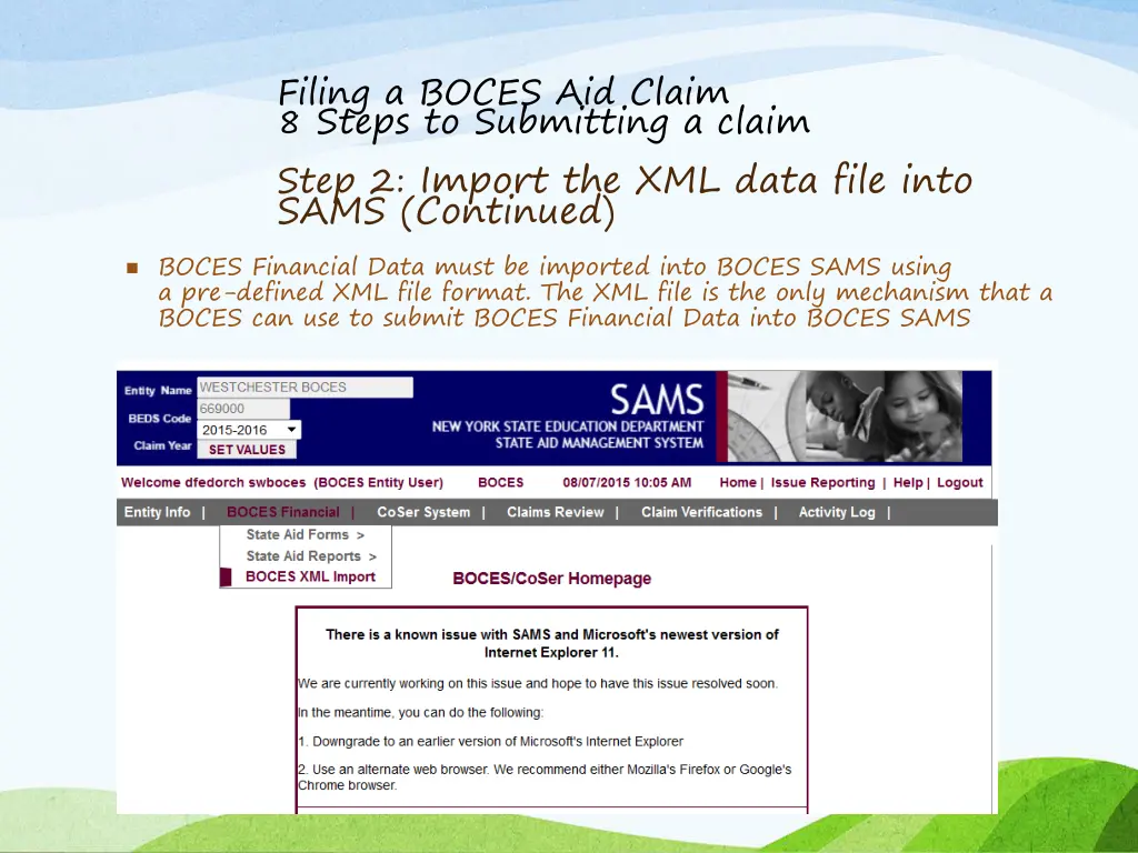 filing a boces aid claim 8 steps to submitting 8