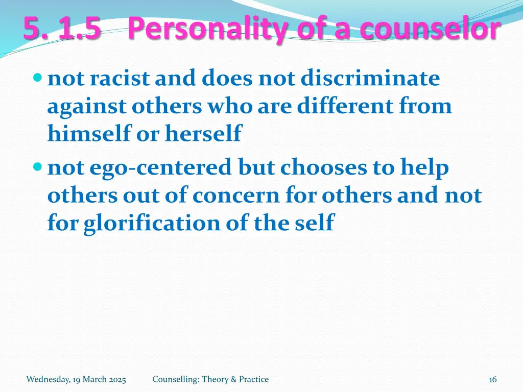 5 1 5 personality of a counselor 2