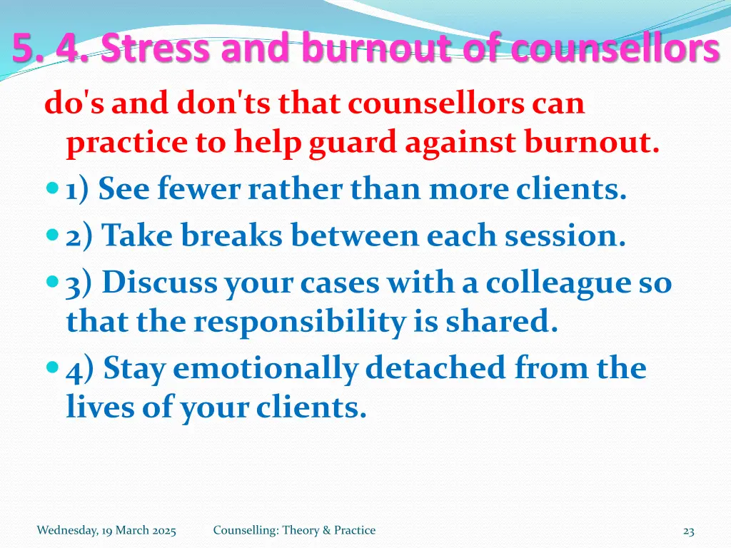 5 4 stress and burnout of counsellors 3