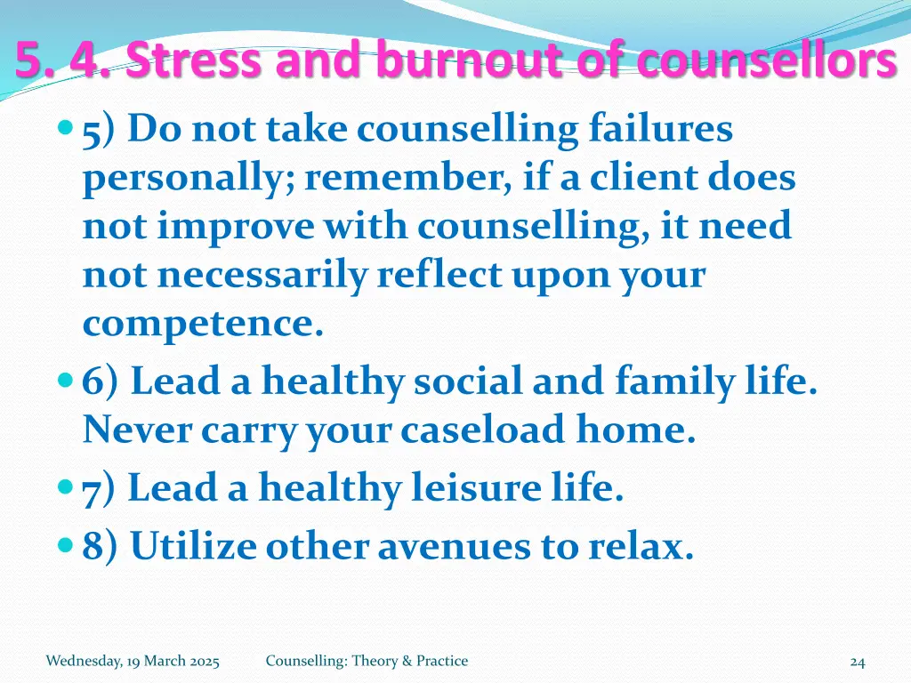 5 4 stress and burnout of counsellors 4