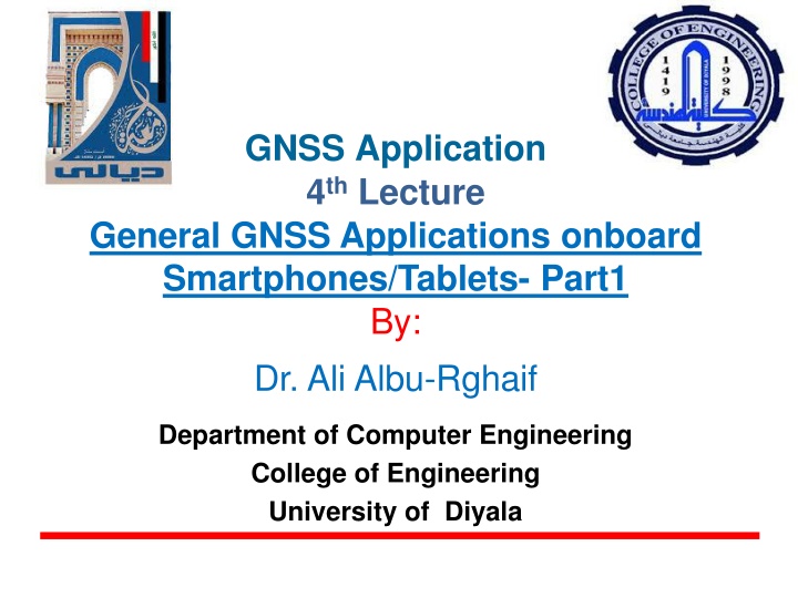 gnss application 4 th lecture