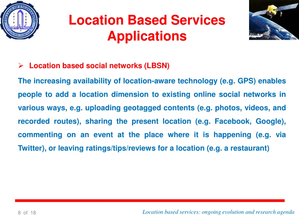 location based services applications 1