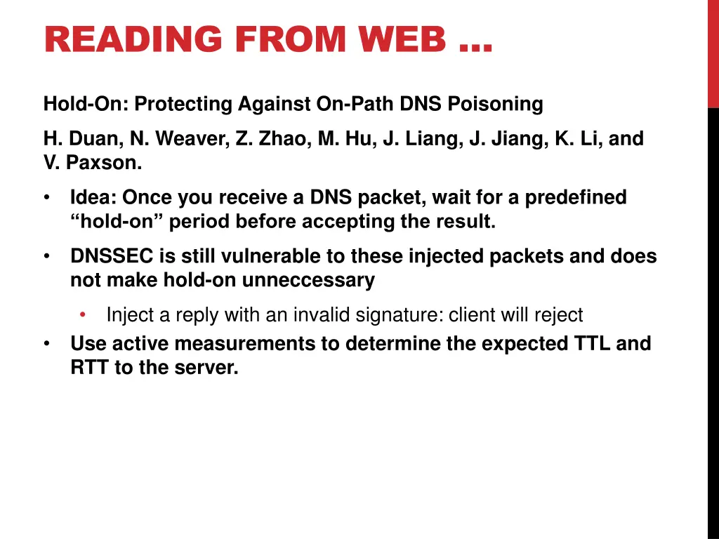 reading from web