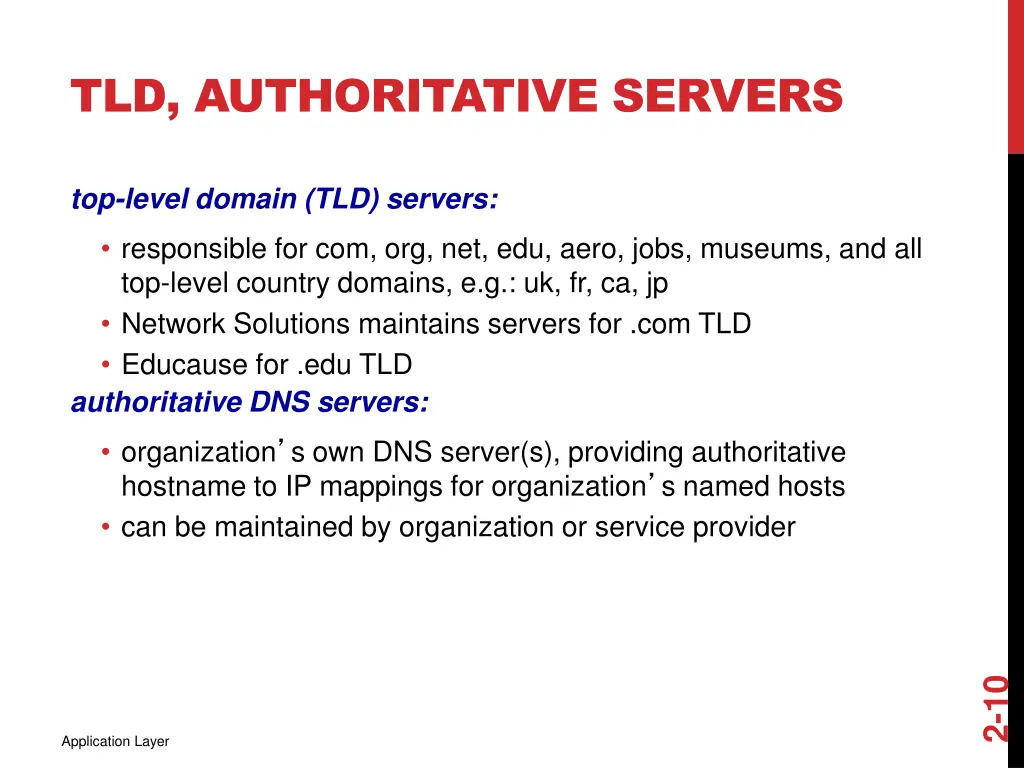 tld authoritative servers