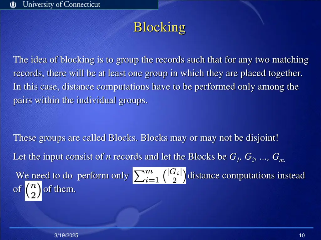 blocking