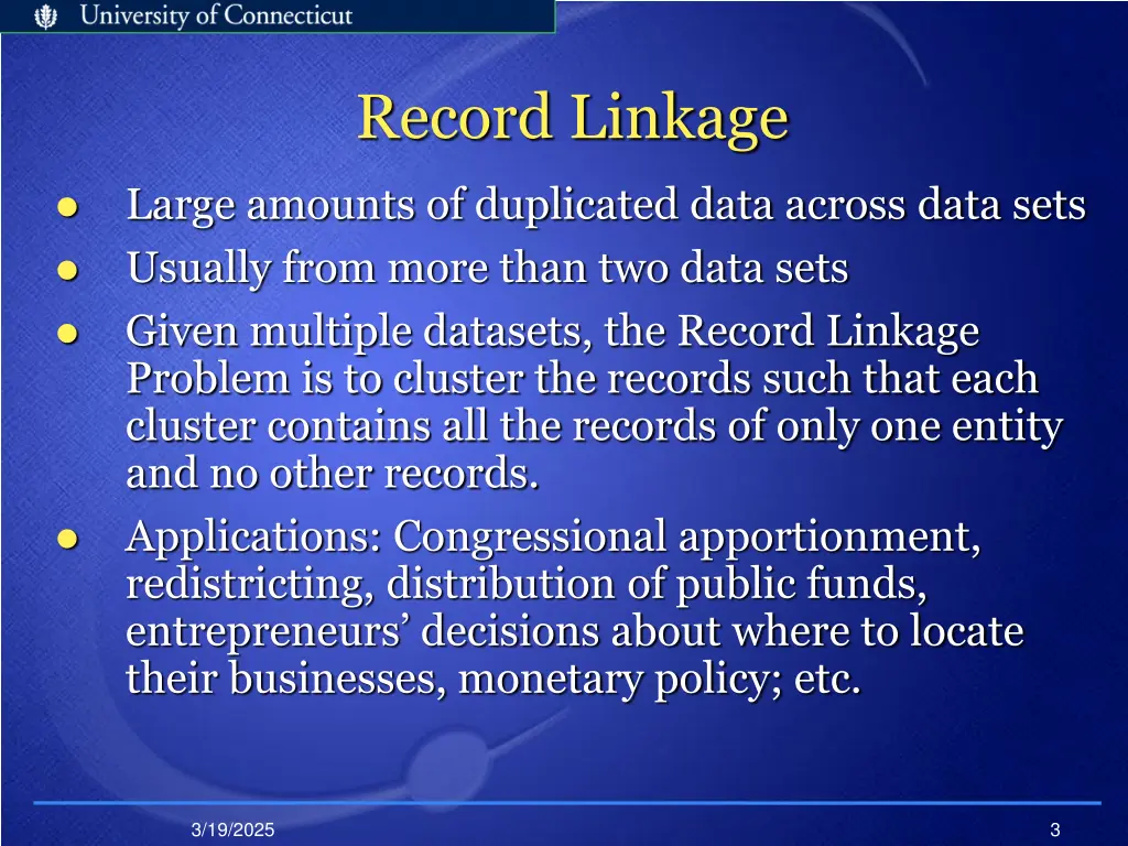 record linkage