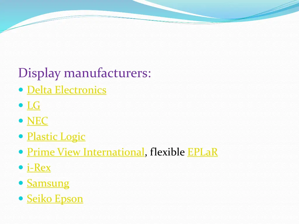 display manufacturers delta electronics