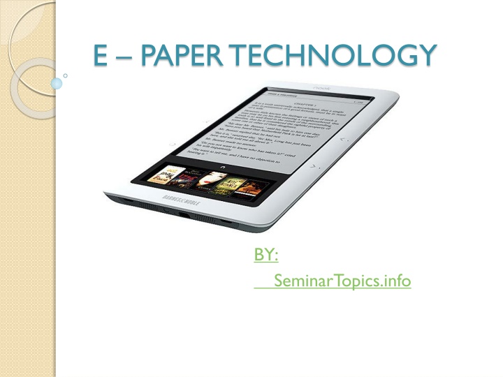 e paper technology