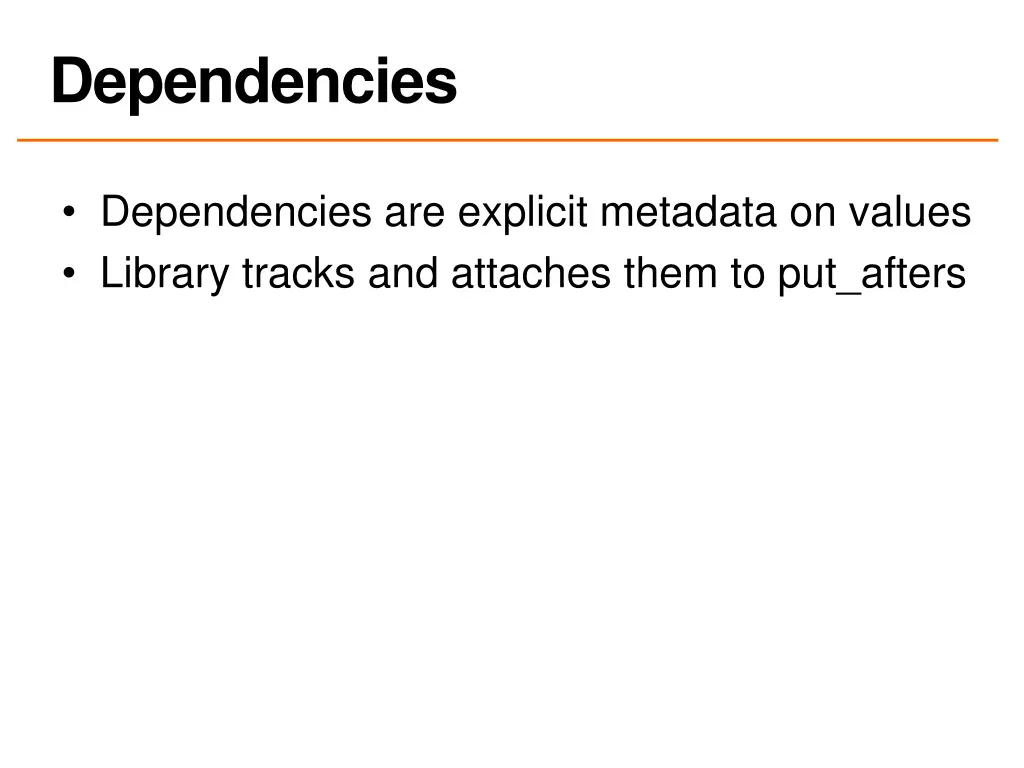 dependencies