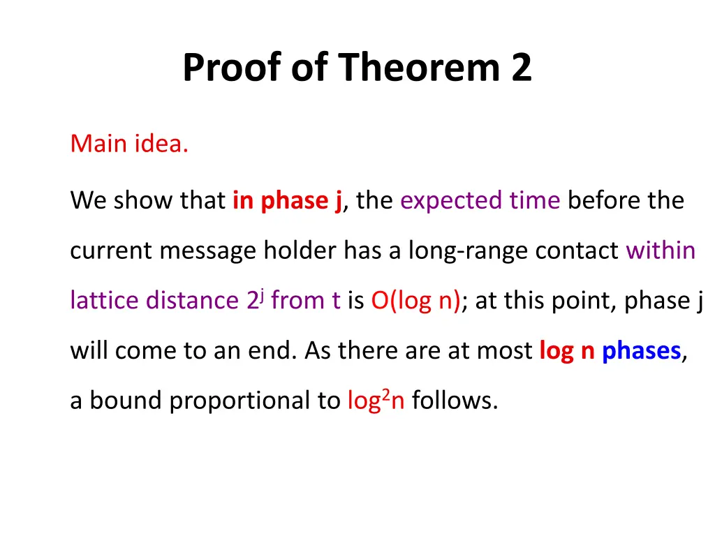 proof of theorem 2