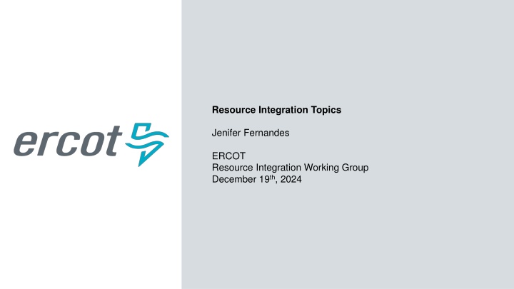 resource integration topics