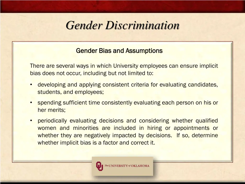 gender discrimination 2