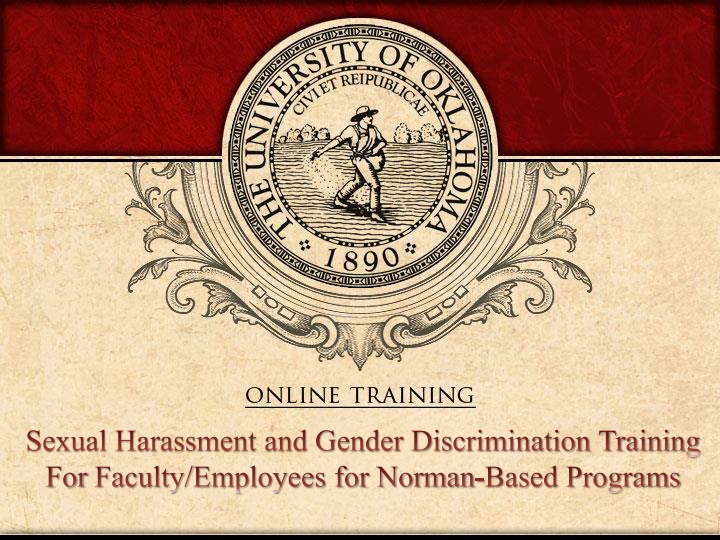 sexual harassment and gender discrimination