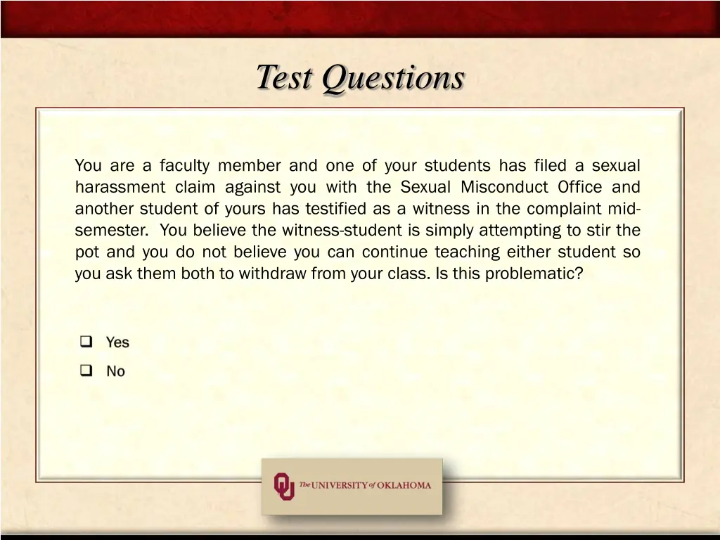 test questions 10