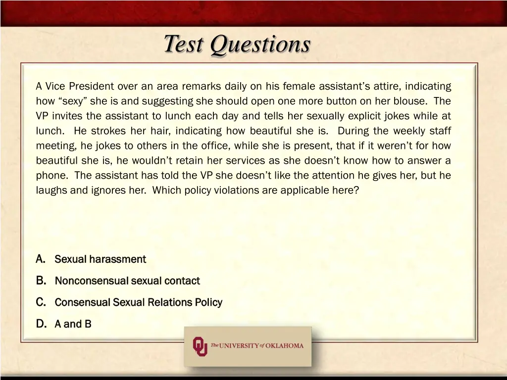 test questions 2