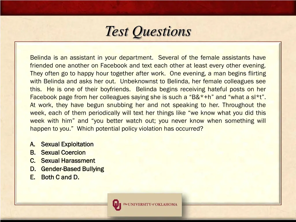 test questions 5