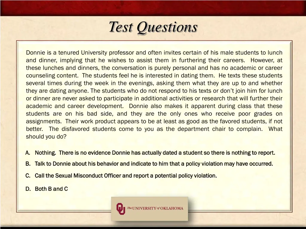 test questions 7