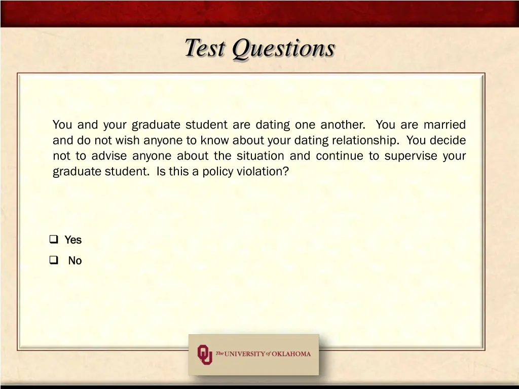test questions 9