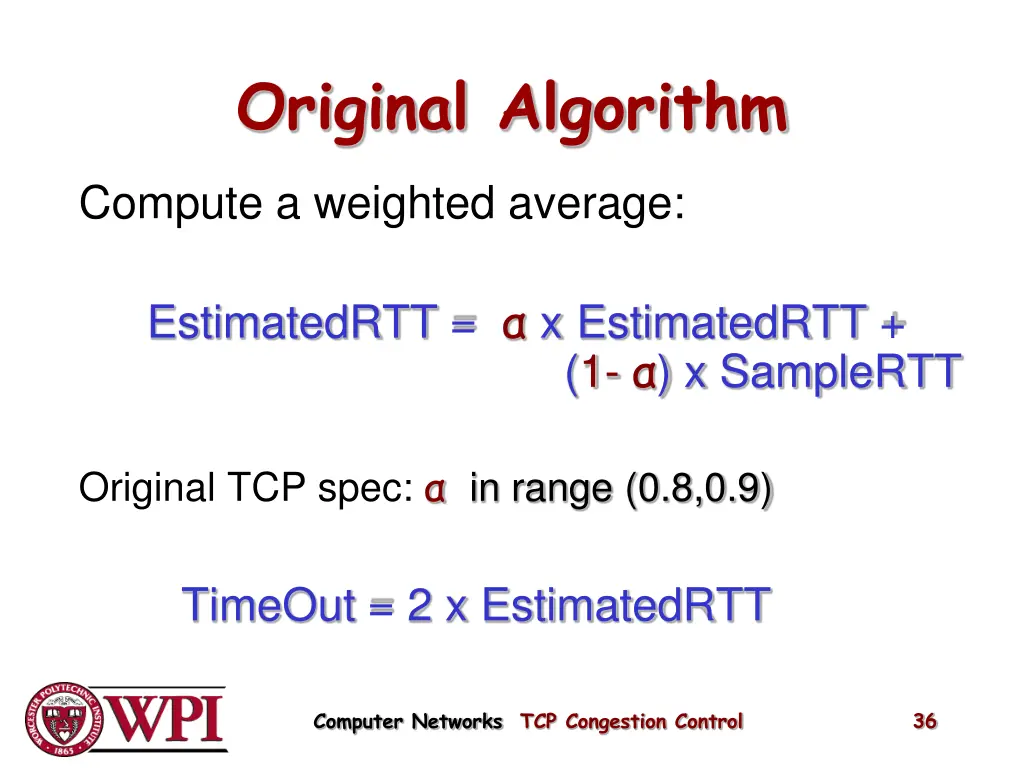 original algorithm 1