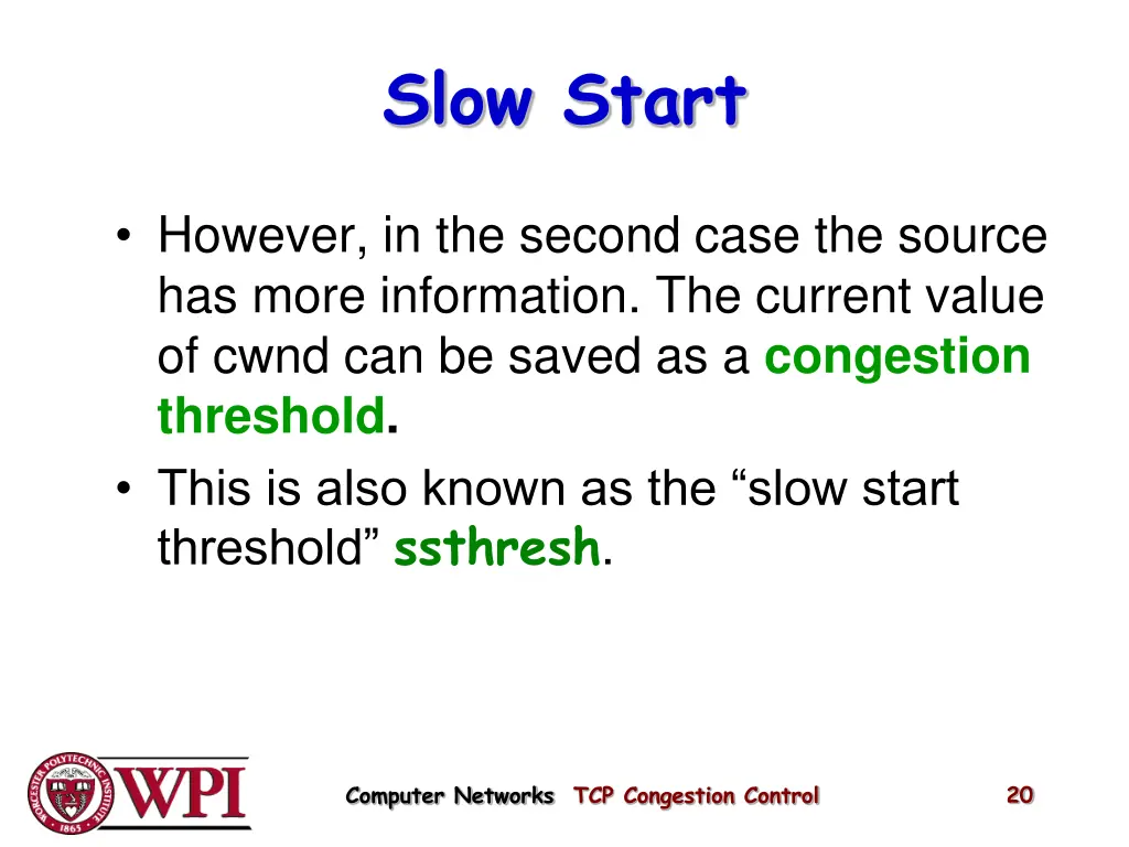 slow start 2