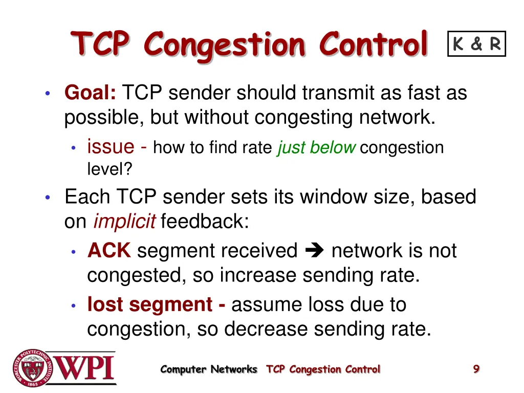 tcp congestion control 1