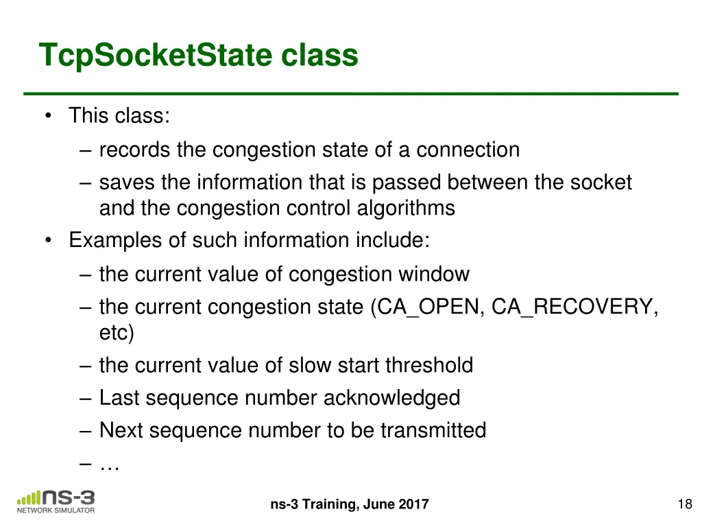 tcpsocketstate class
