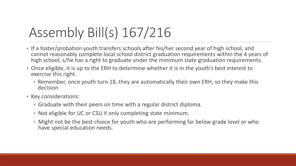 assembly bill s 167 216